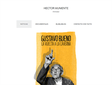 Tablet Screenshot of hectormuniente.com